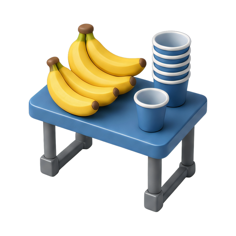 modern banana station table