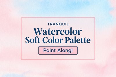 Tranquil Watercolor Pastel YouTube Thumbnail Design