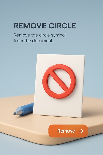 Detailed 3D Illustration of Document Editing Concept