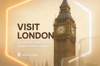 Promotional Travel Graphic for London Tourism