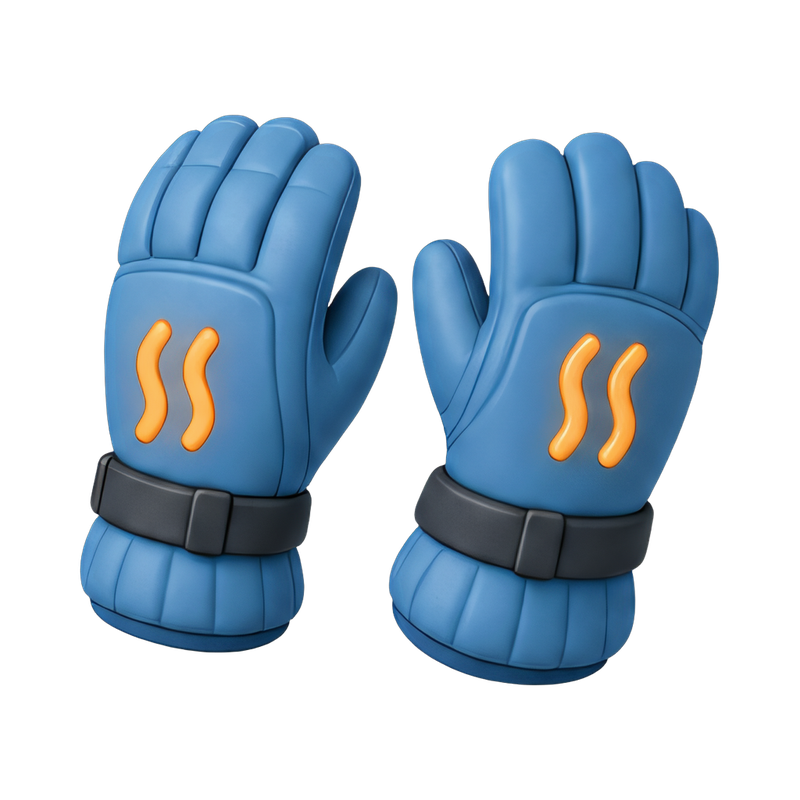 winter heated ski gloves