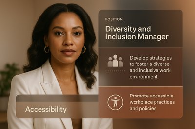 Diversity and Inclusion Manager - Glamorous and Stylish Design
