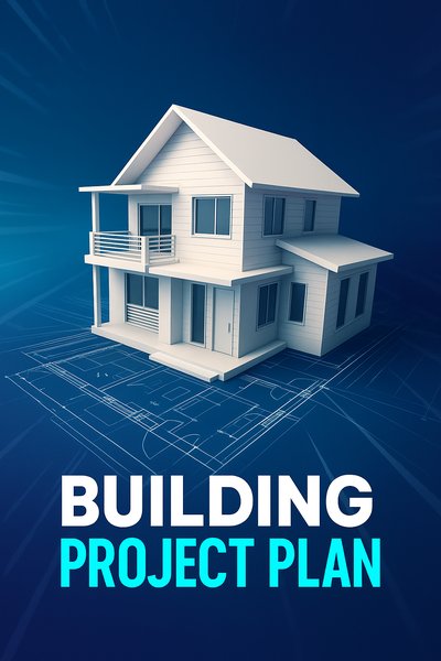 Dynamic Blueprint of a Modern House Design