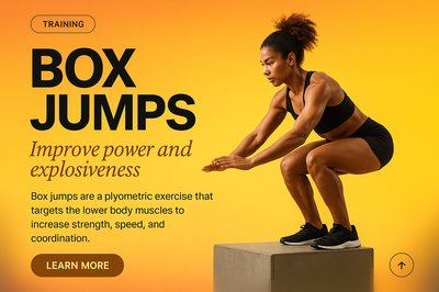 Dynamic Landing Page Design for Box Jumps Training