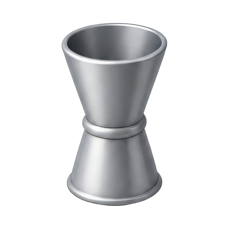 Elegant jigger with stepped design