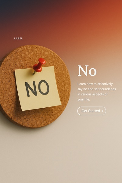 Stylish Universal Web Design Featuring Boundaries Concept