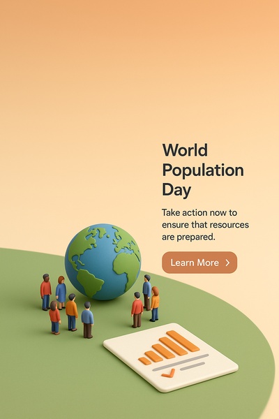 Global Population Trends Illustrated on World Population Day