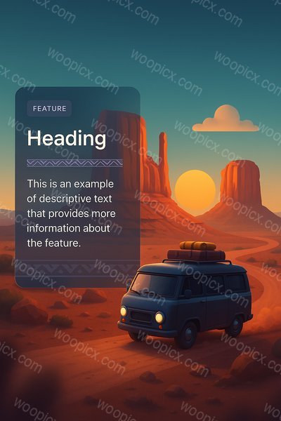 Modern 3D Design with Feature Block and Landscape
