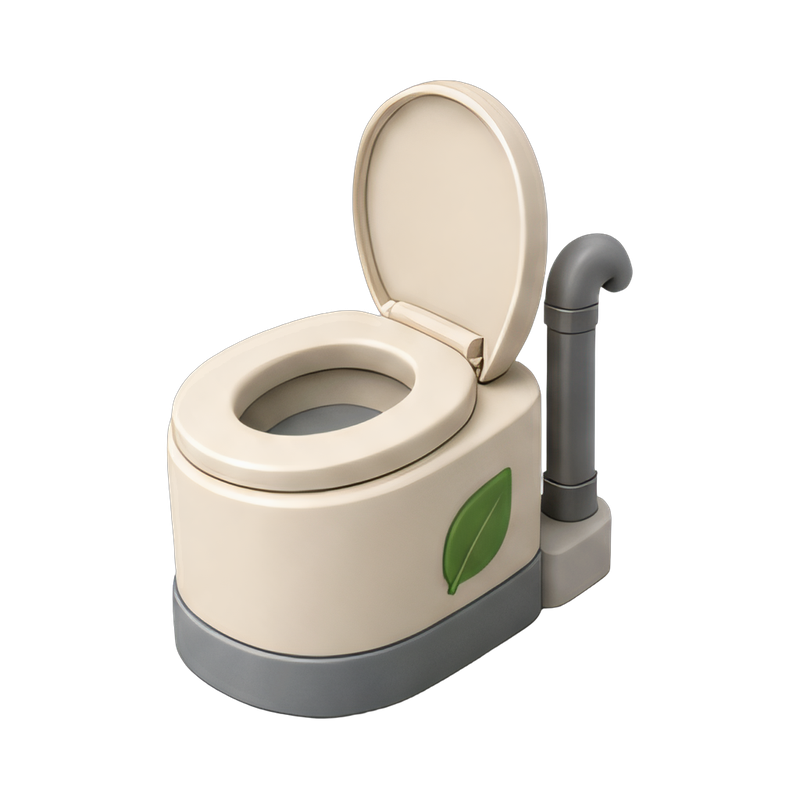 compact composting toilet design