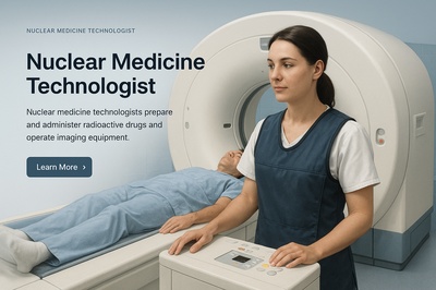 Nuclear Medicine Technologist in Action - Professional Healthcare Setting