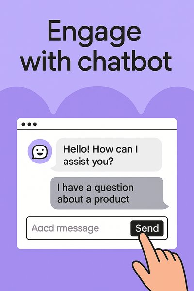 User Interaction Interface for Chatbot Engagement