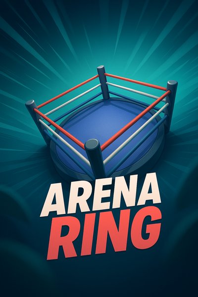 Dynamic Arena Ring Illustration with Bold Text