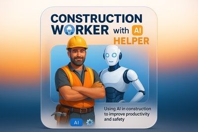 Construction Worker Collaborates with AI Assistant for Enhanced Safety