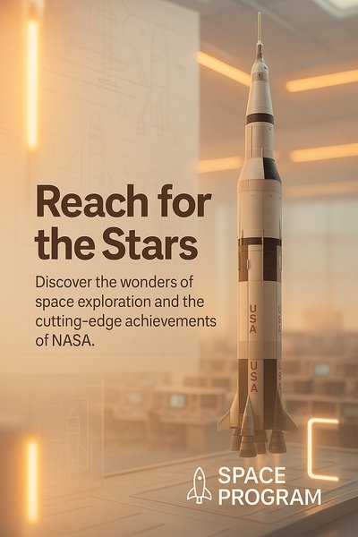 Promotional Graphic for NASA Space Program