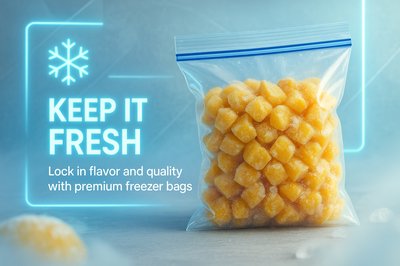 Promotional Image for Premium Freezer Bags