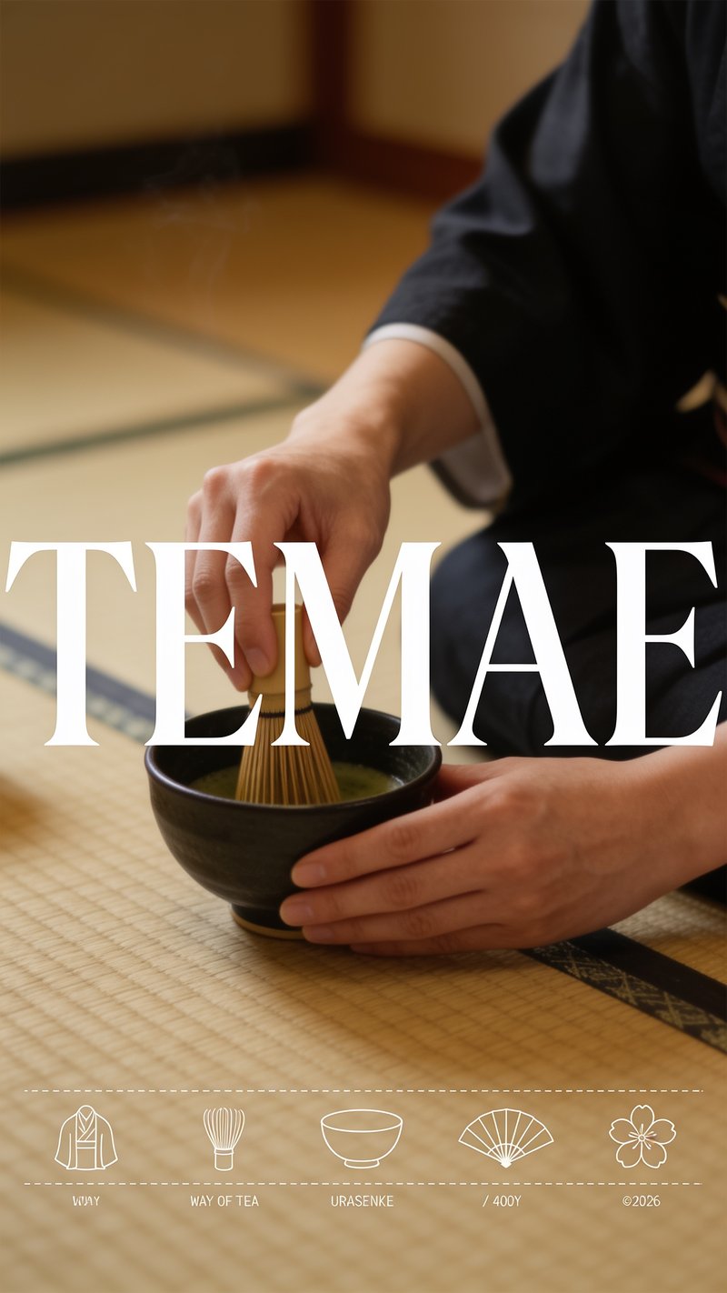 traditional tea ceremony setup
