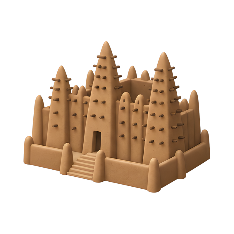 Djenne's iconic mud architecture