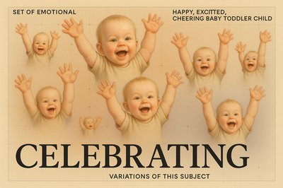 Joyful Baby Celebration with Cheerful Toddlers