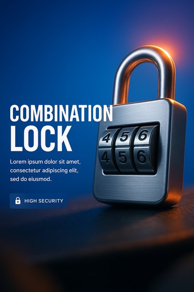 Combination Lock Image for Security Themes