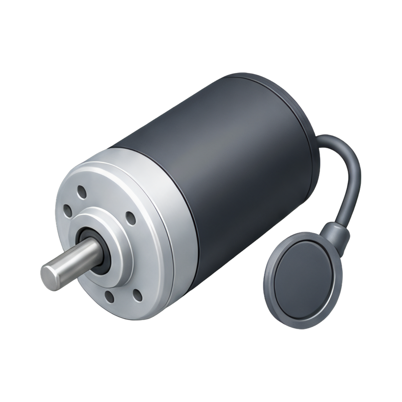 DC motor with encoder