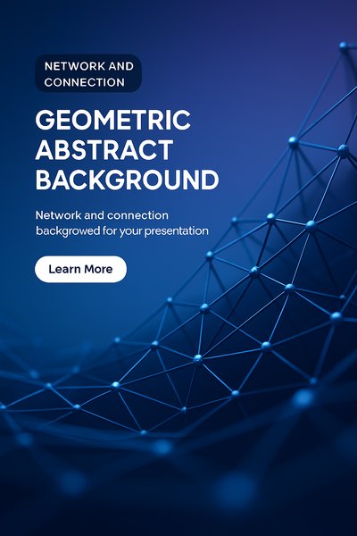 Geometric Abstract Background for Network Presentations