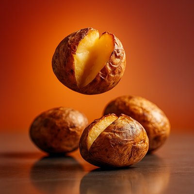 Dynamic Realism of Floating Baked Potatoes