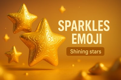 3D Rendered Golden Sparkle Stars with Decorative Patterns