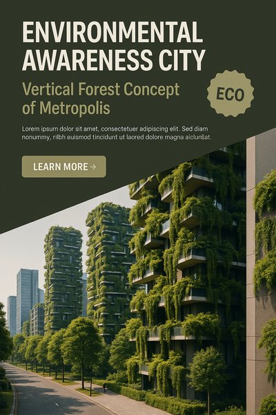 Vertical Forest Concept in Ecological City Design