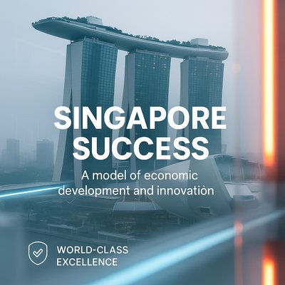 Promotional Image Highlighting Singapore's Economic Success