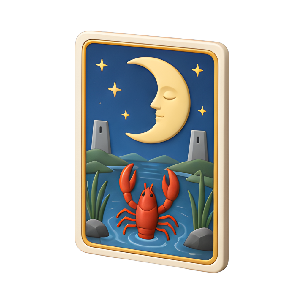 moon tarot card design