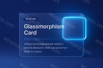 Neon Glass Frame Collection with Geometric Elements