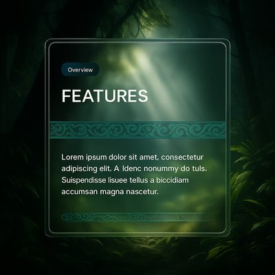 Mysterious Forest Light: A Dark Rainforest Scene