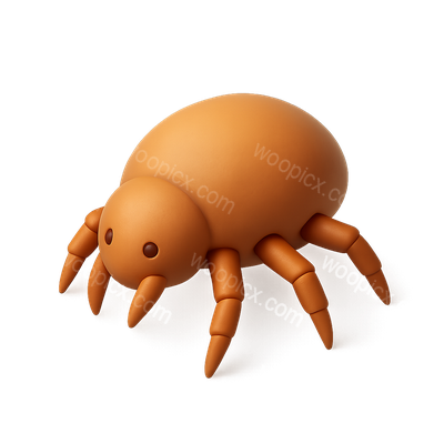 Cute Cartoon Spider Illustration in Warm Tones