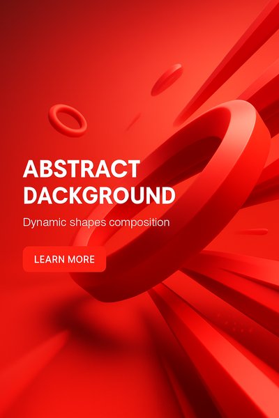 Dynamic Abstract Background with Shapes for Creative Designs
