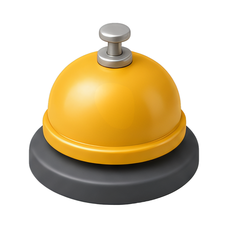 service bell on counter