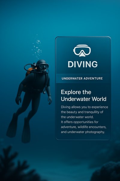 Explore the Underwater World: A Diving Adventure