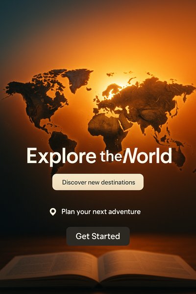World Exploration Theme with Call to Action