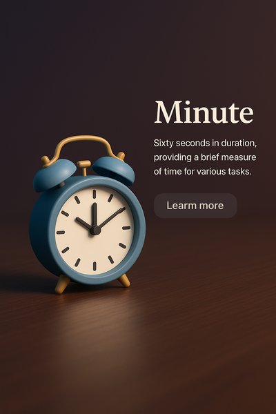 3D Clock Illustration Highlighting Time Measurement Concept