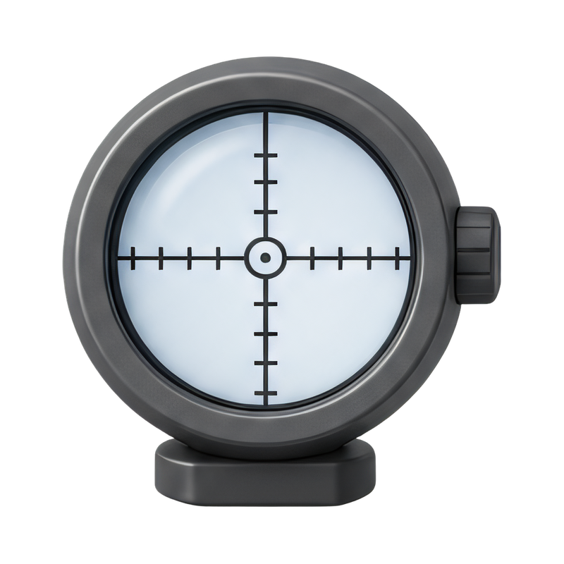 precision polar scope reticle