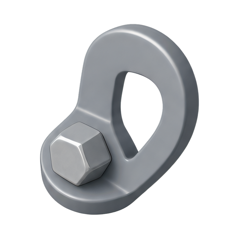 Durable bolt hanger with plate