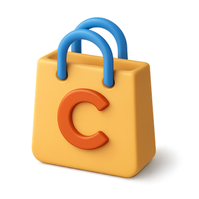 Colorful 3D Brand Icon with Unique Design