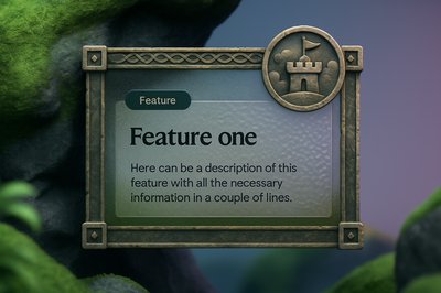 Medieval Nature Texture Background for Web Design