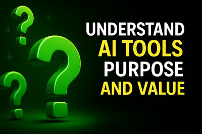 Graphic Representation of AI Tools Understanding Concept