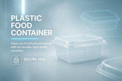 Modern Plastic Food Container Promotional Image