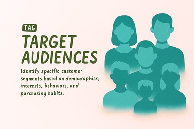 Illustrative Graphic on Target Audiences with Demographic Insights