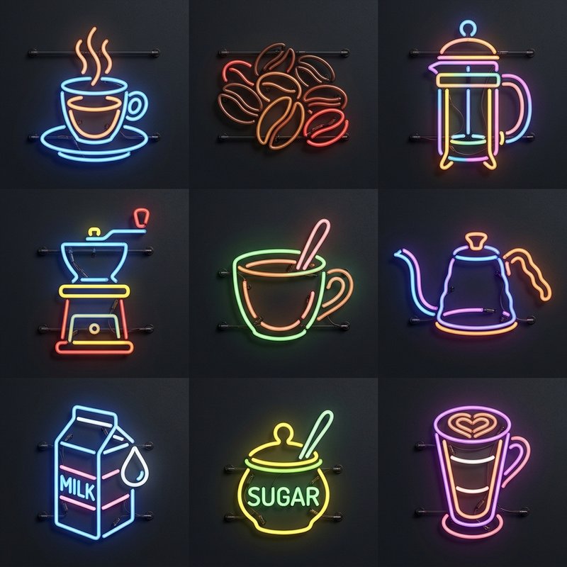 Open wire coffee setup