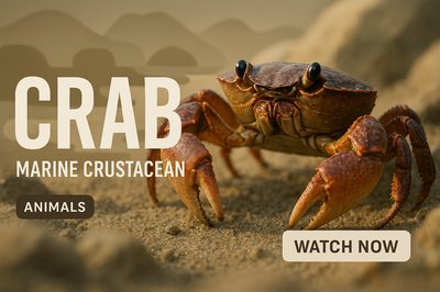 Detailed Image of a Crab in Natural Habitat