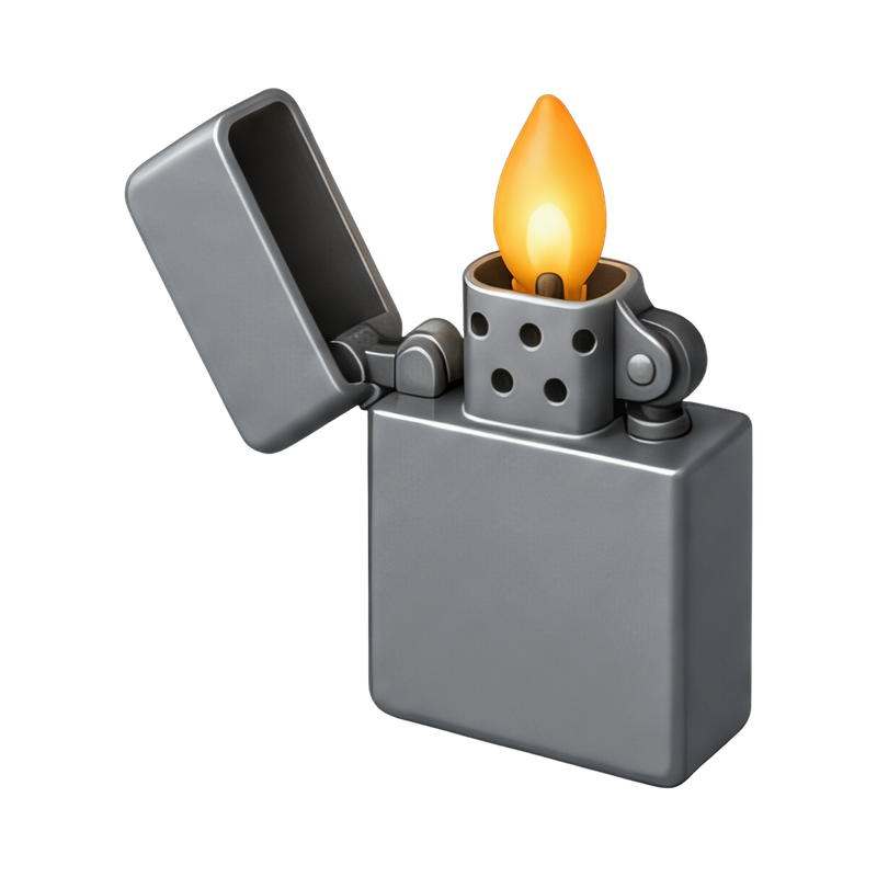 Classic flip-top lighter