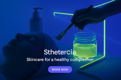 Neon Aesthetic Room for Skincare Treatments