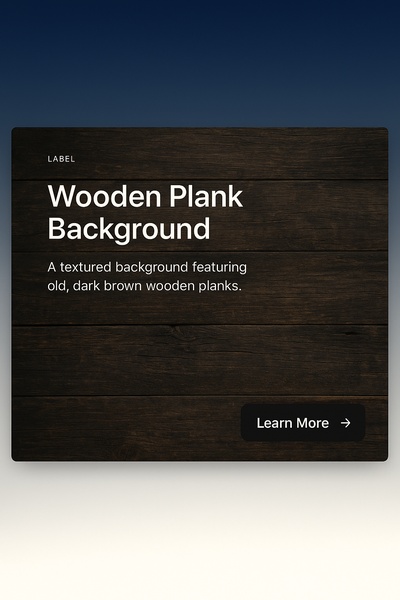 Dark Brown Wooden Plank Background with Text Overlay